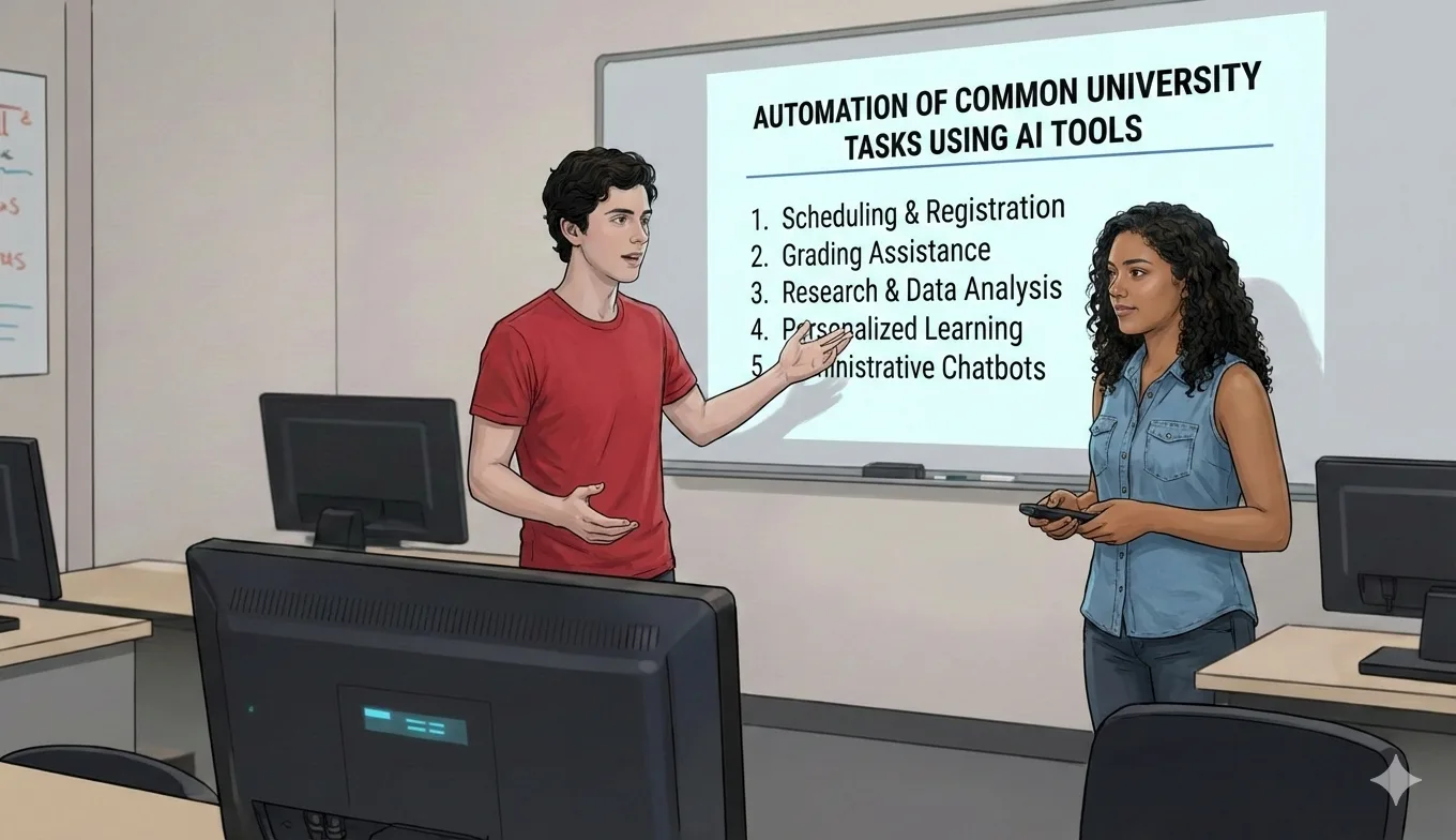 Estudiantes de Dation Campus presentando un proyecto de inteligencia artificial